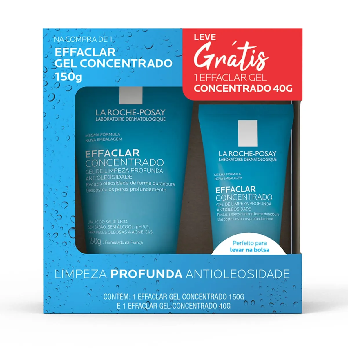 Effaclar Gel Concentrado 150g Grátis Gel Concentrado 40g