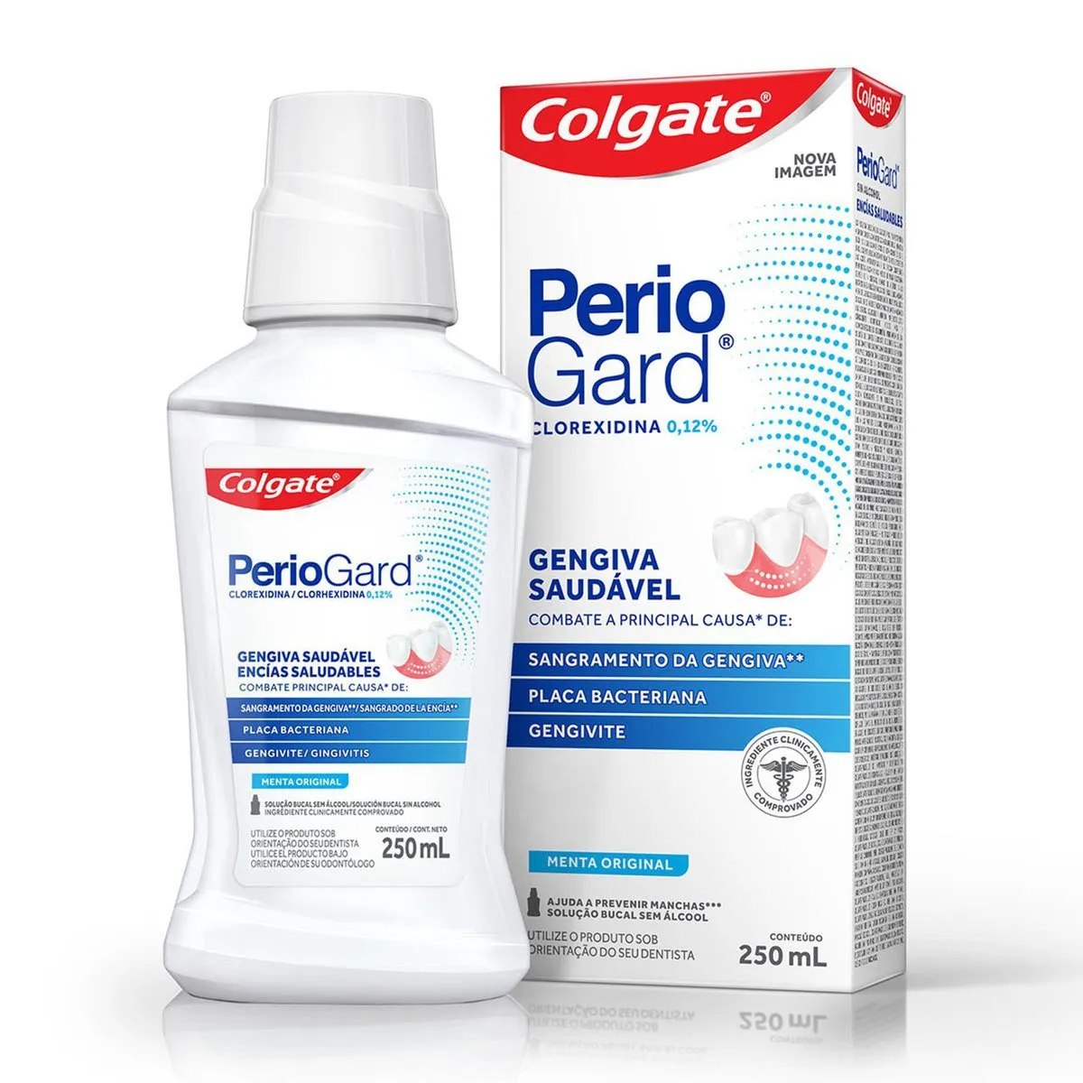 Enxaguante Bucal Colgate Periogard Sem Álcool Sabor Menta Original 250ml — foto 2