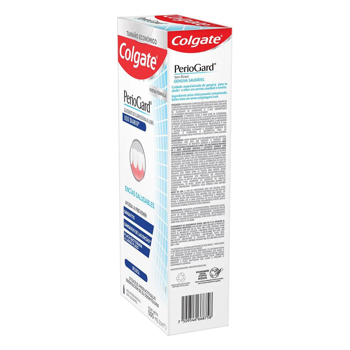 Enxaguante Bucal Colgate PerioGard Uso Diário Sem Álcool 500ml — foto 9