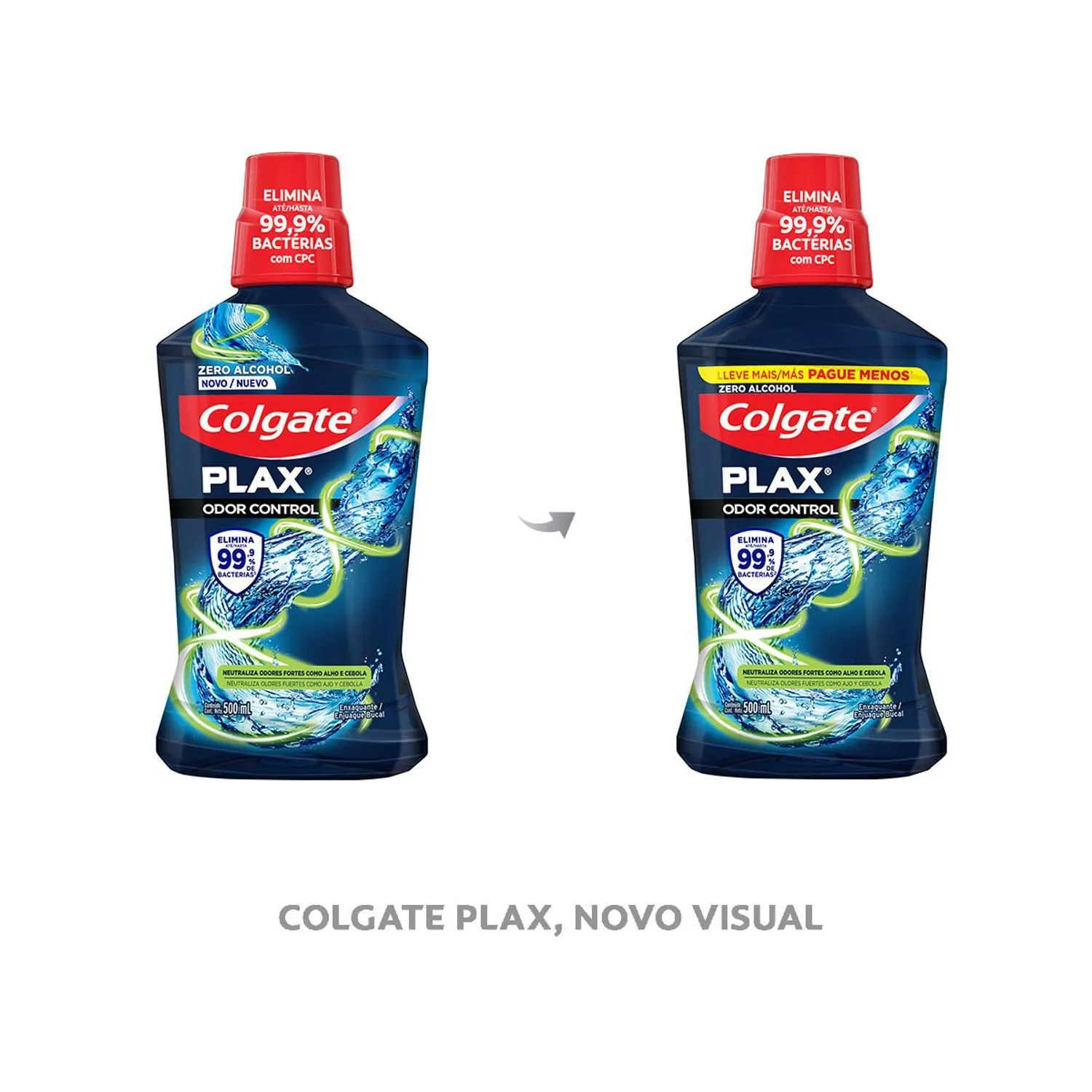Enxaguante Bucal Colgate Plax Odor Control Zero Álcool 500ml — foto 9