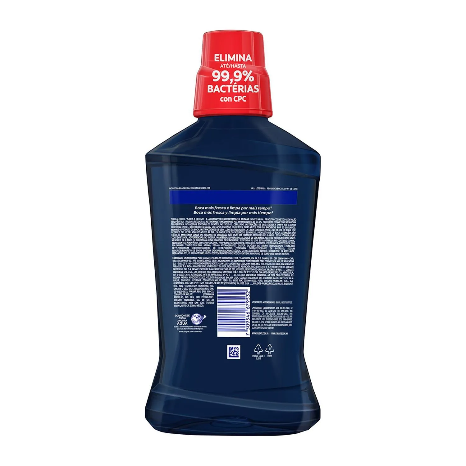 Enxaguante Bucal Colgate Plax Odor Control Zero Álcool 500ml — foto 2