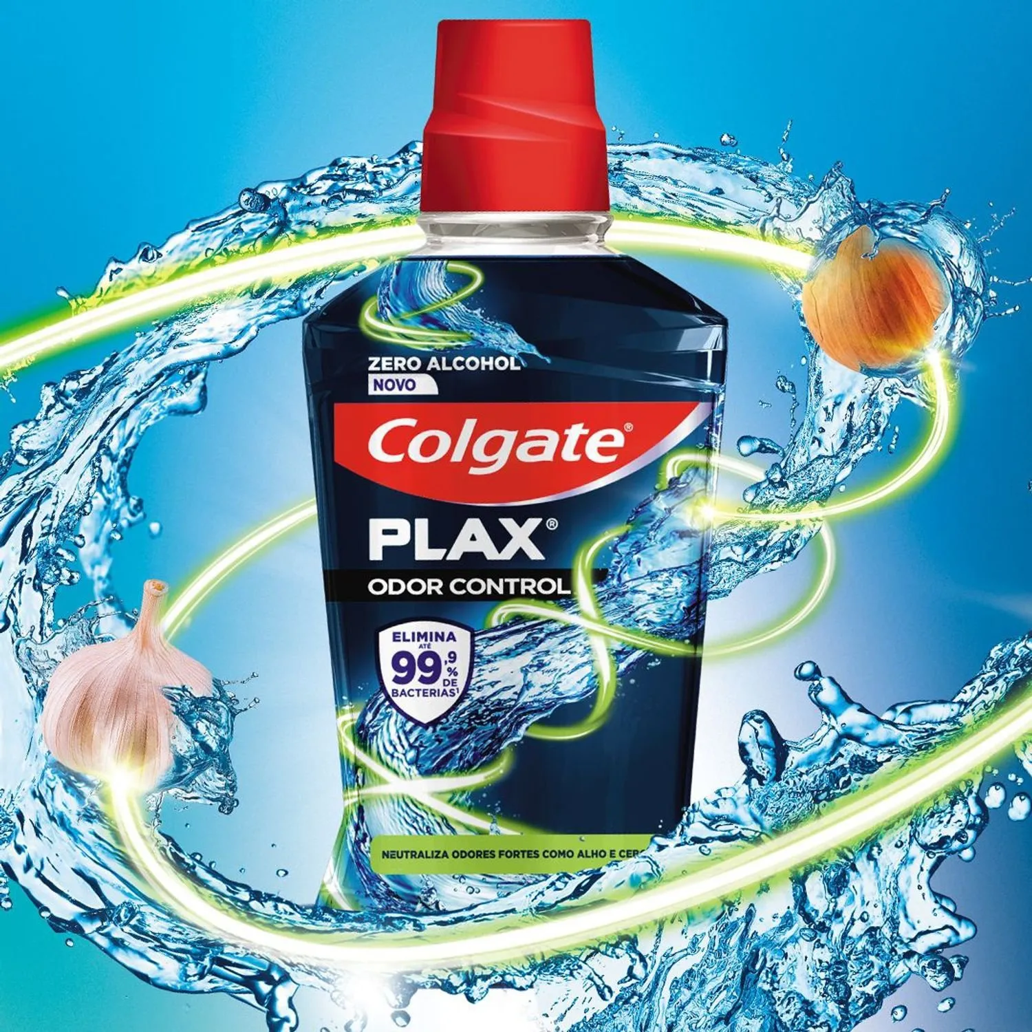 Enxaguante Bucal Colgate Plax Odor Control Zero Álcool 500ml — foto 6