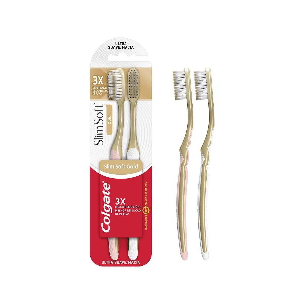 Escova de Dente Colgate Slim Soft Gold 2 unid — foto 6