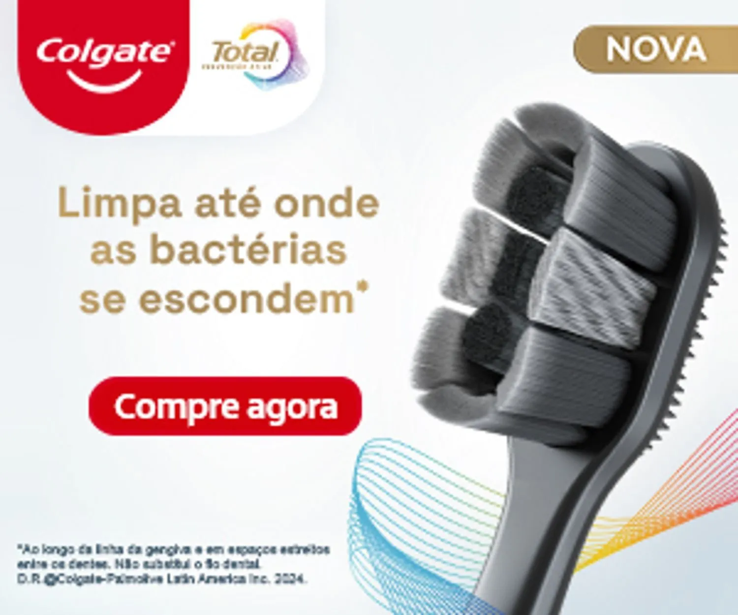 Escova Dental Colgate Total Whitening Cerdas Macias 2 Unidades — foto 8