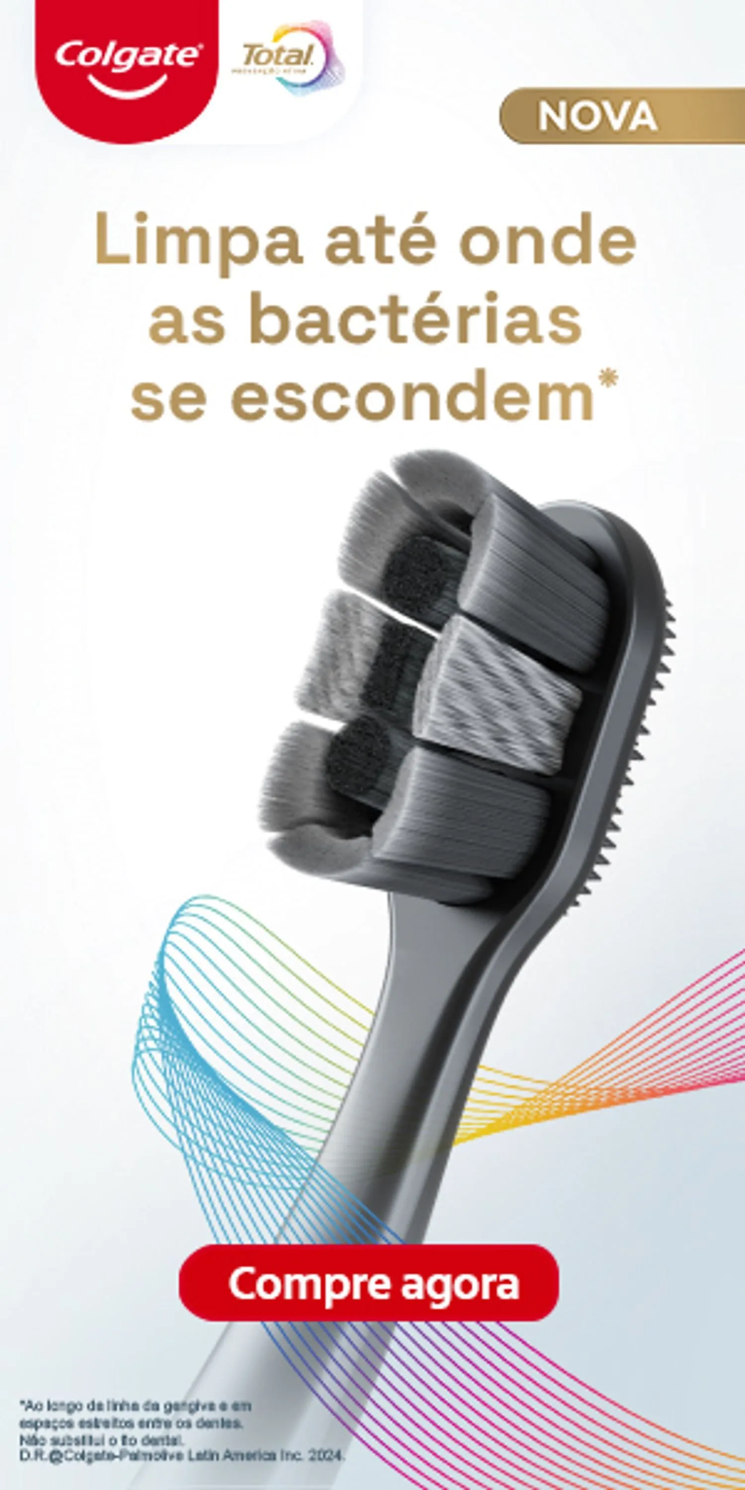 Escova Dental Colgate Total Whitening Cerdas Macias 2 Unidades — foto 16
