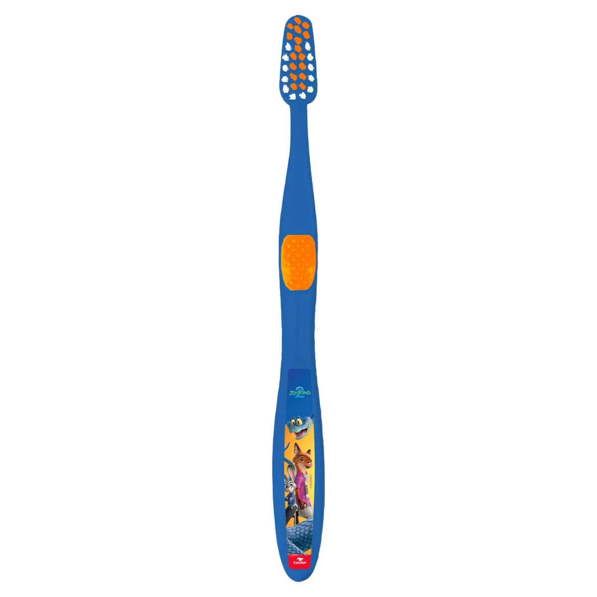 Escova Dental Infantil Condor Zootopia Macia 2 Júnior Cabeça 2 Unidades
