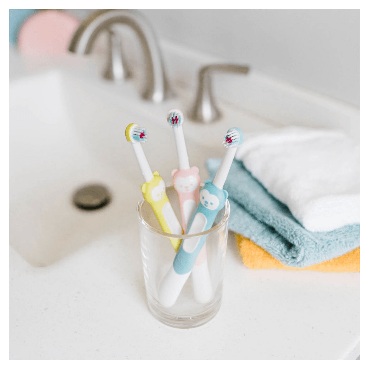 Escova Dental Infantil MAM Training Brush +6 meses Azul 1 Unidade
