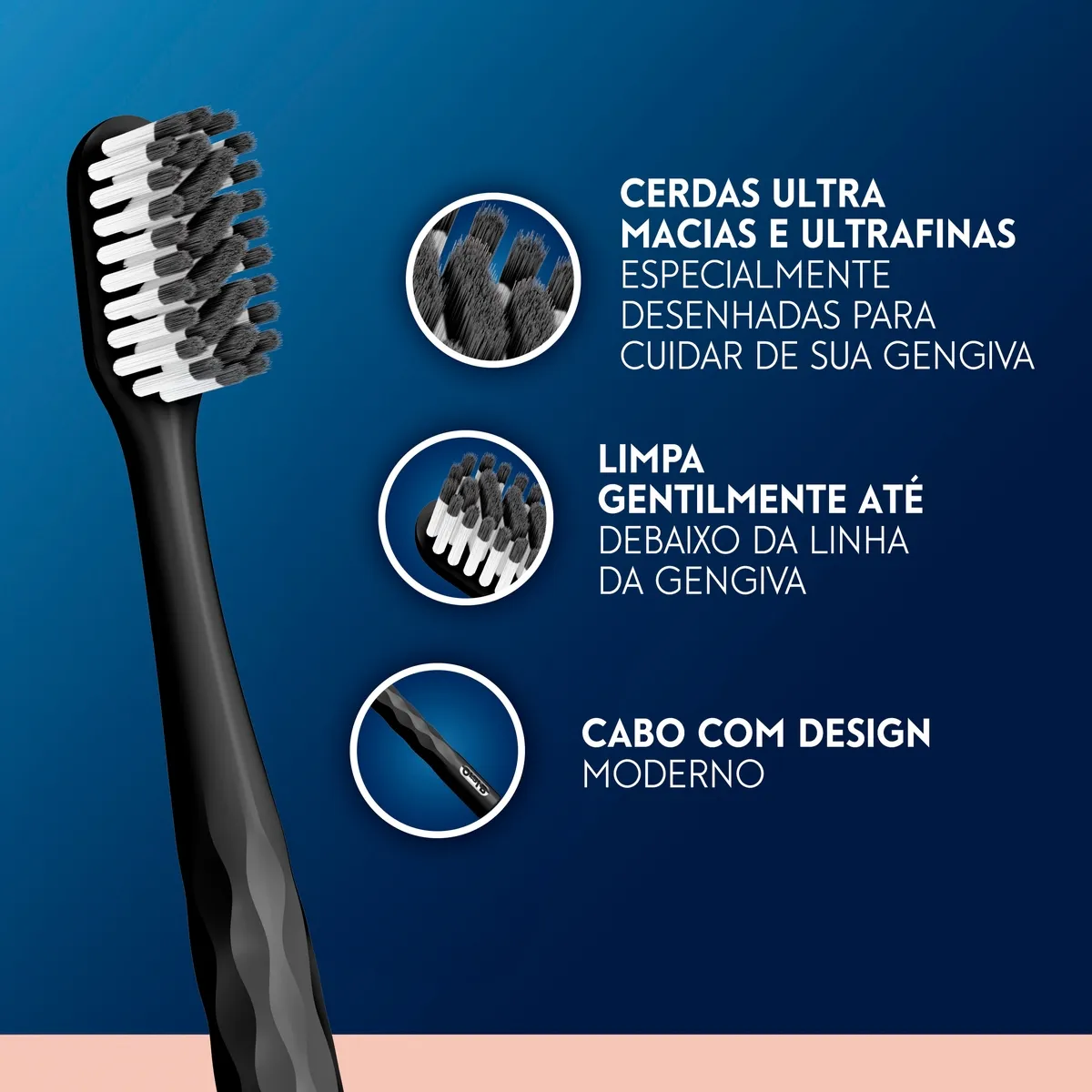 Escova Dental Oral-B Ultramacia Sensitive Iconic 3 Unidades — foto 2