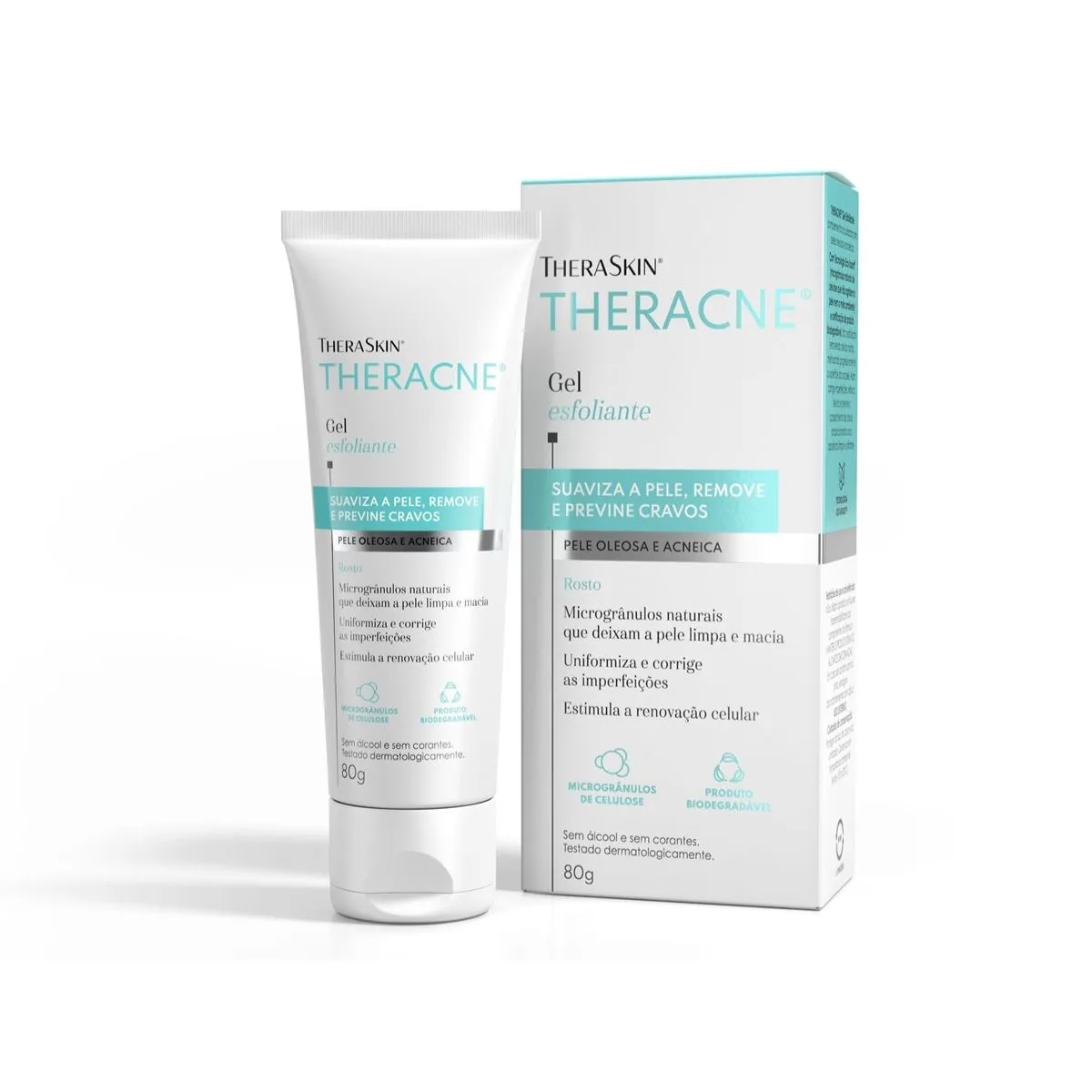 Esfoliante Facial Theraskin Theracne Gel Esfoliante 80g