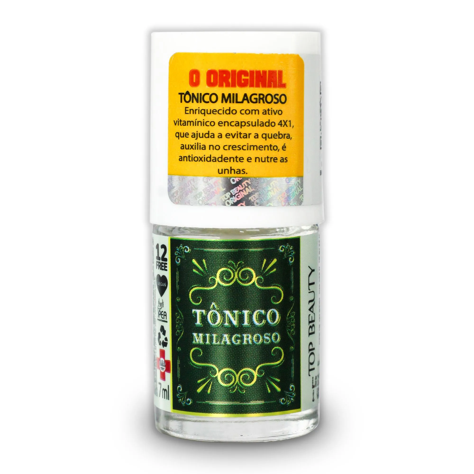Esmalte Base Para Unha Tonico Milagroso Sos Unhas Top Beauty 7ml