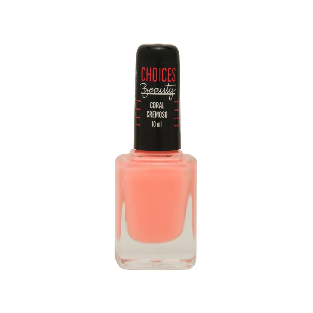 Esmalte Choices Beauty coral cremoso 10ml Sem Blister