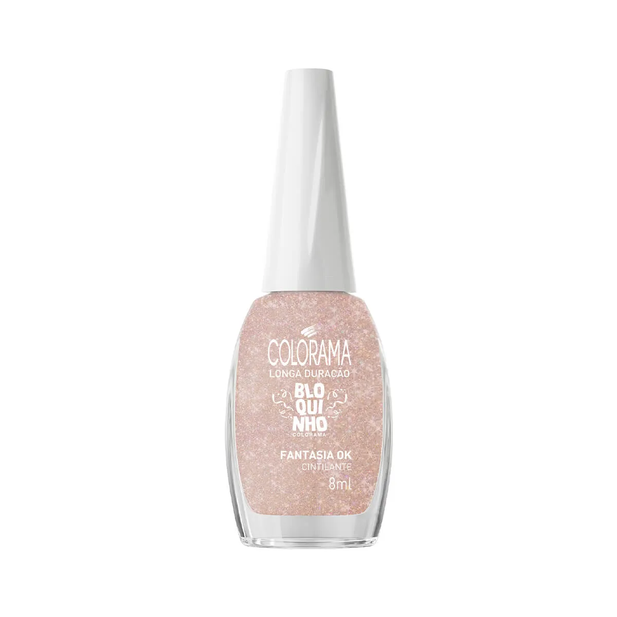 Esmalte Colorama bloquinho fantasia Ok cintilante 8ml Sem Blister