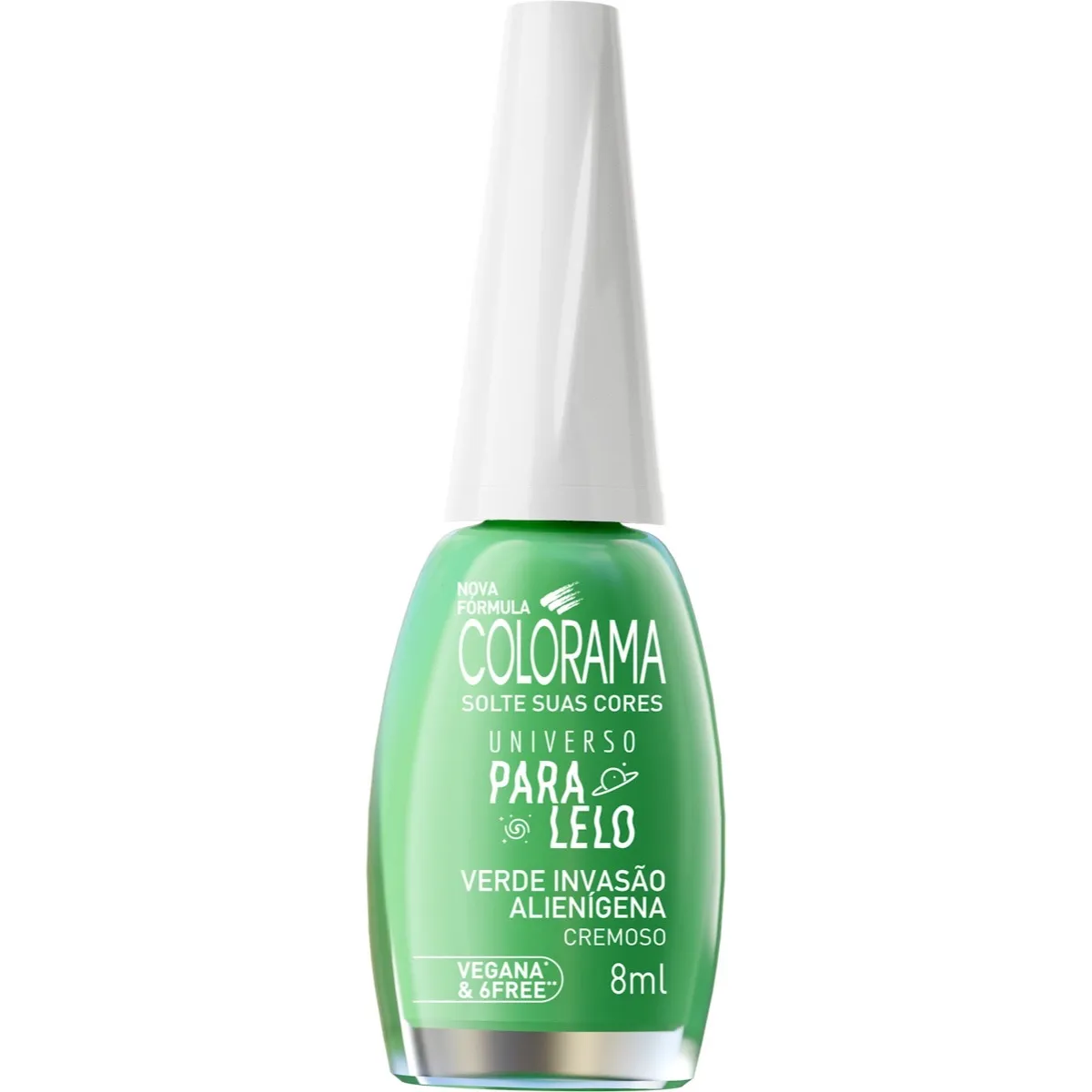 Esmalte Colorama Universo ParaLelo Verde Invasão Alienígena Cremoso 8ml