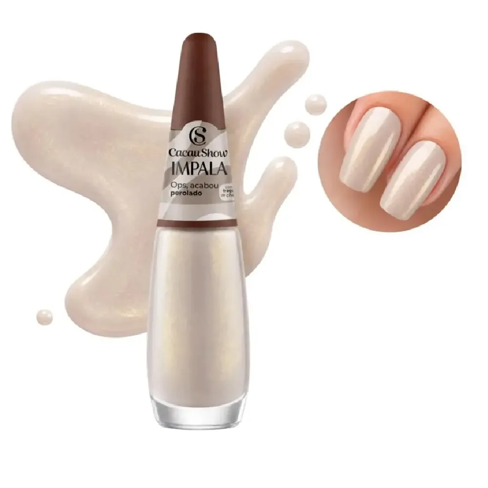 Esmalte Impala Cacau Show Perolado Ops, Acabou 7,5ml — foto 3