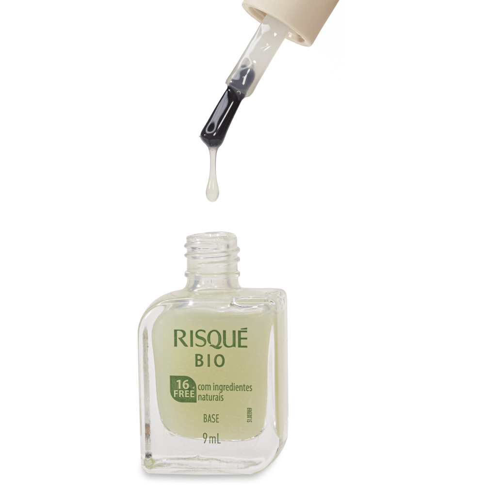 Esmalte Risqué Bio Base Couve Kale Transparente Vegano 9ml — foto 5