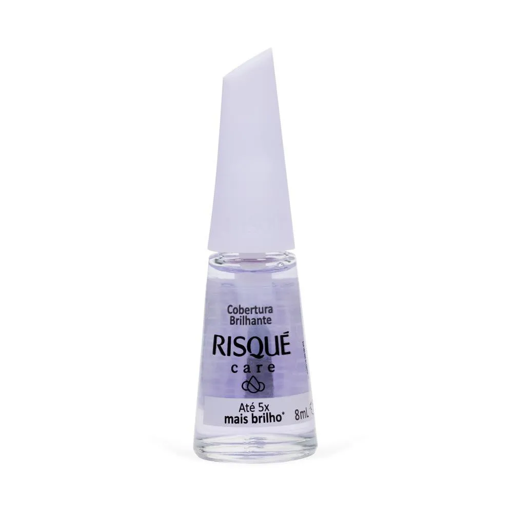Esmalte Risqué Care Cobertura Brilhante Transparente 8ml