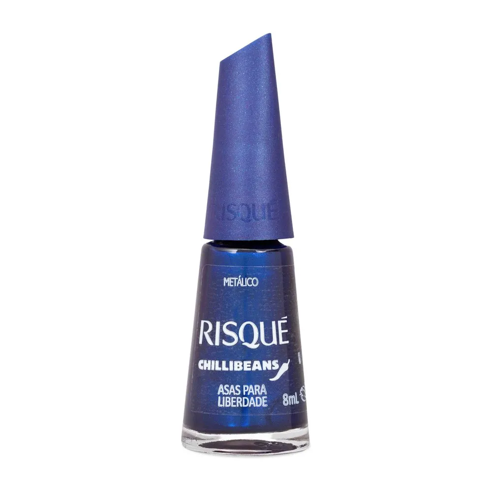 Esmalte Risqué Chilli Beans Asas para Liberdade Metálico 8ml