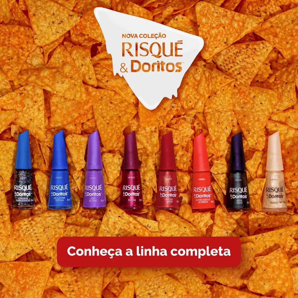Esmalte Risqué Doritos Mucho Nacho Metálico 8ml — foto 8
