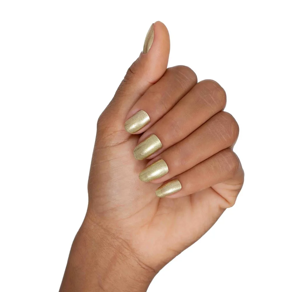 Esmalte Risqué Dourado Doura-Me Se For Capaz Metálico 8ml — foto 4