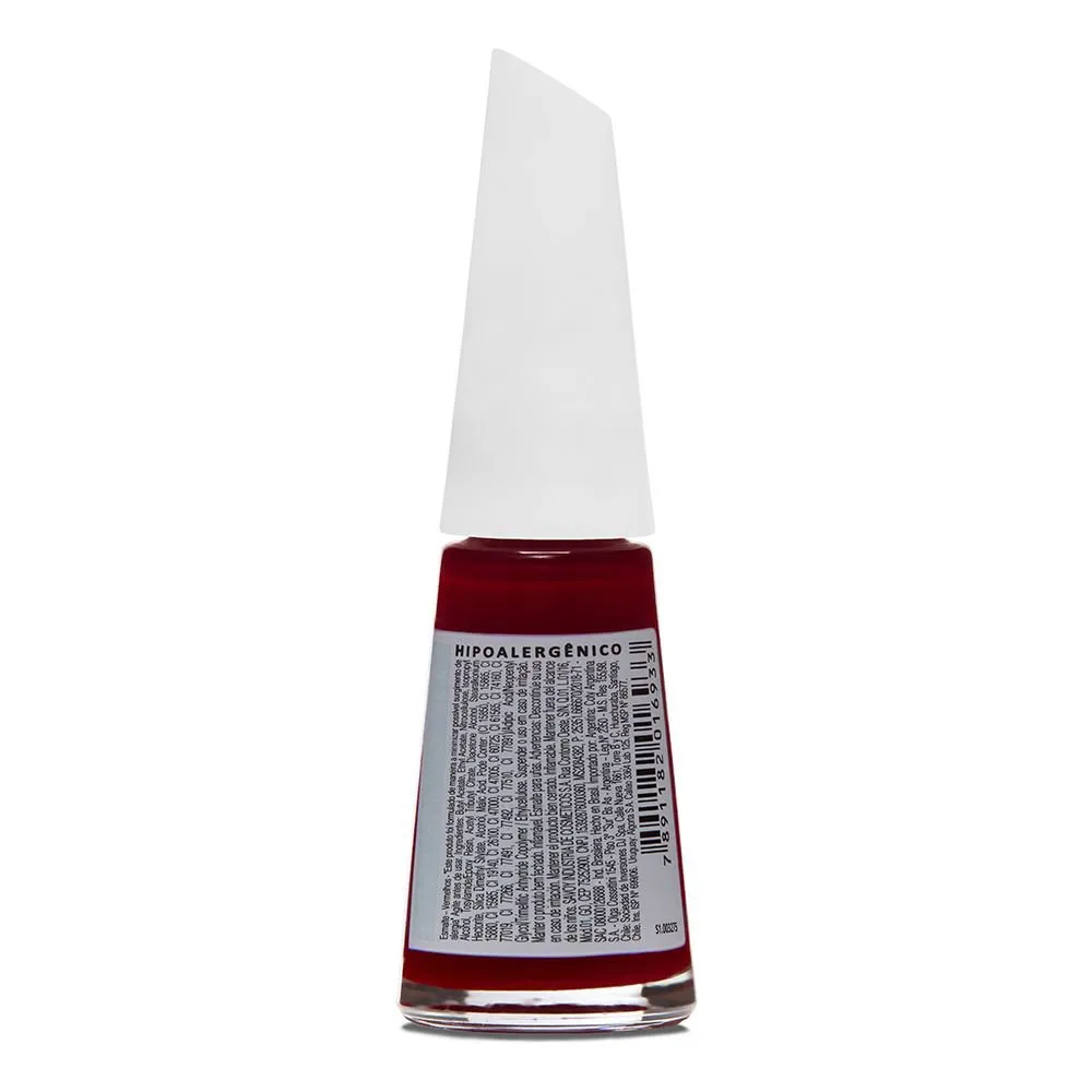 Esmalte Risqué Hipoalergênico Carmim Cremoso 8ml — foto 5