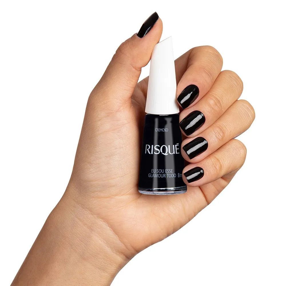 Esmalte Risqué Hipoalergênico Eu Sou Esse Glamour Todo Cremoso 8ml — foto 2