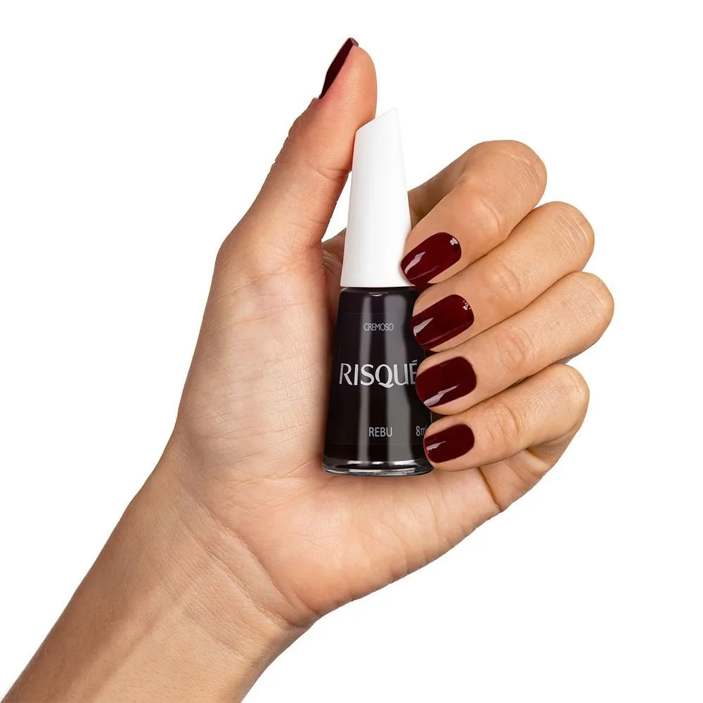 Esmalte Risqué Hipoalergênico Rebu Cremoso 8ml — foto 2