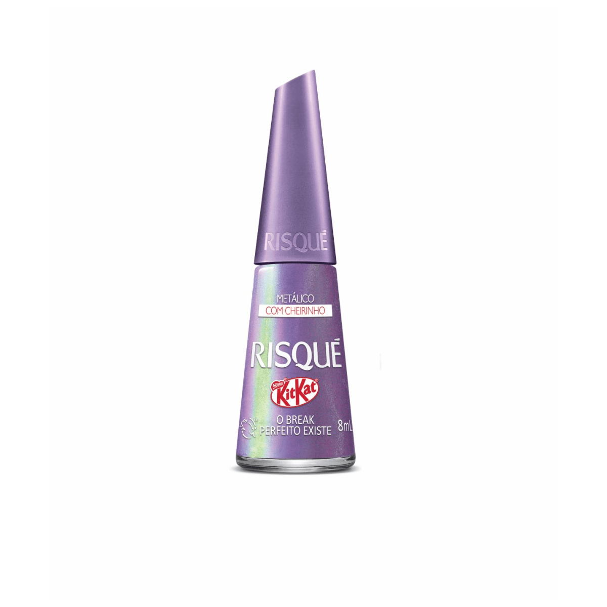 Esmalte Risqué Kitkat Metálico O Break Perfeito Existe 8ml
