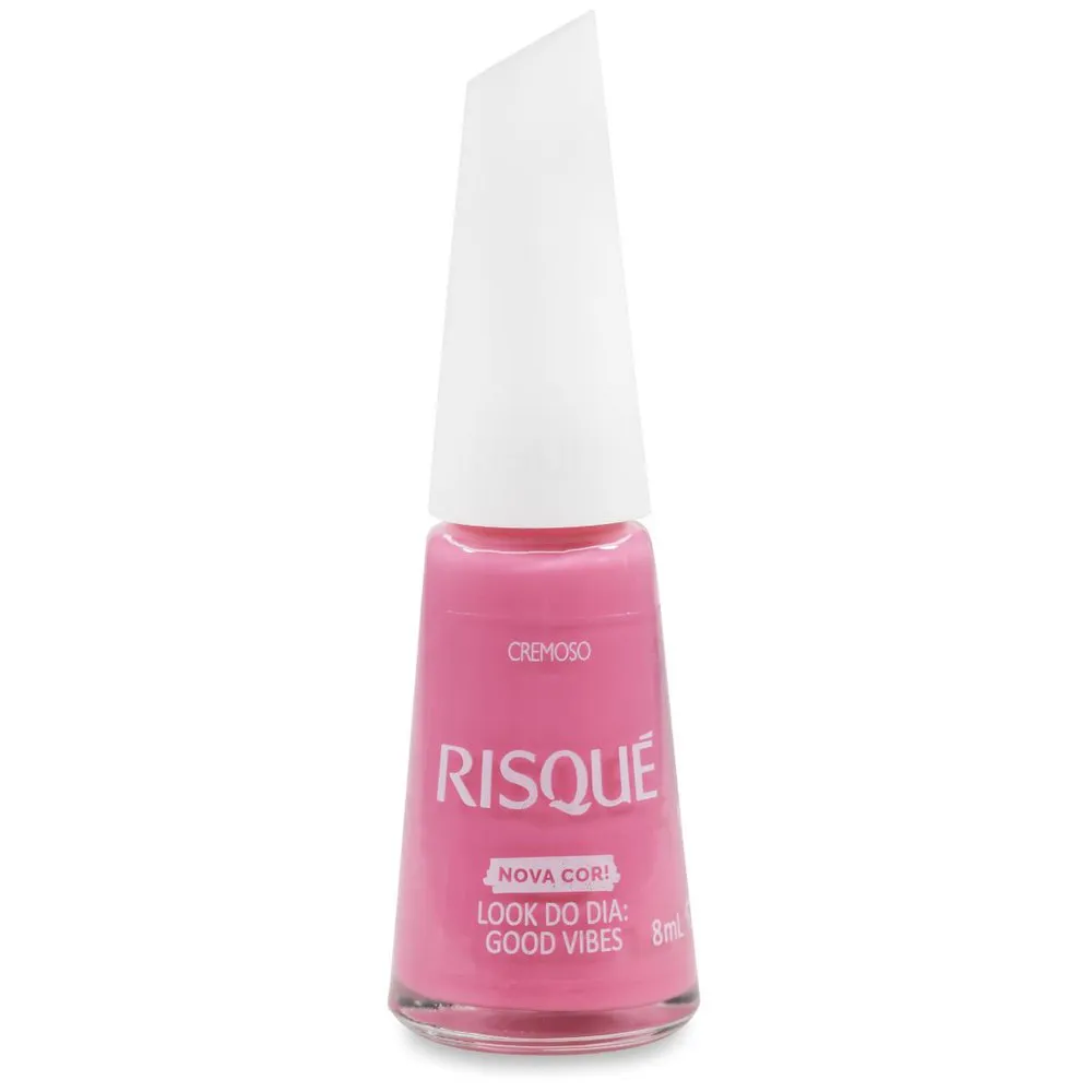 Esmalte Risqué Nova Cor! Look do Dia Good Vibes Cremoso 8ml