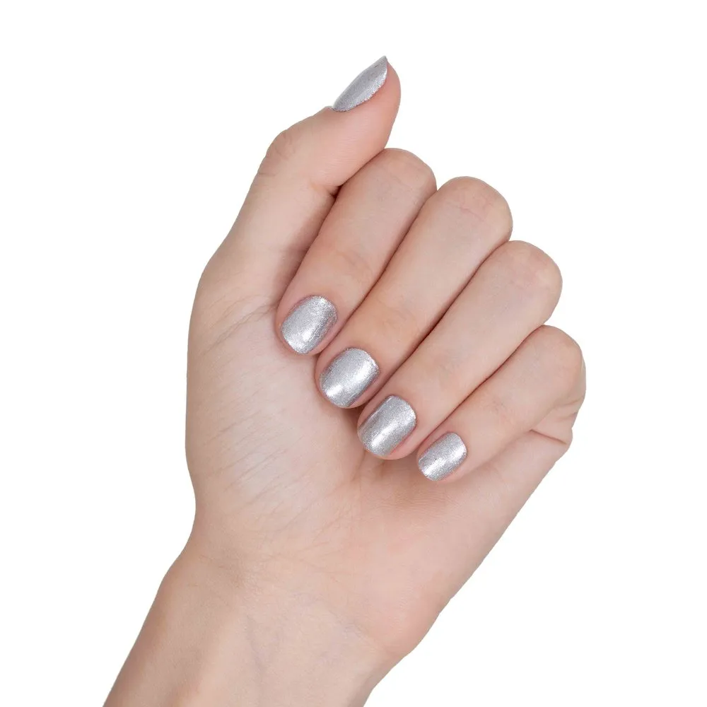 Esmalte Risqué Prateado Prata Na Lata Metálico 8ml — foto 3