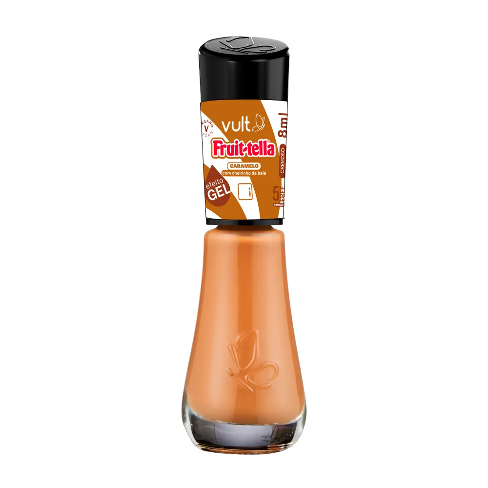 Esmalte Vult Fruit-tella Efeito Gel Caramelo Cremoso 8ml