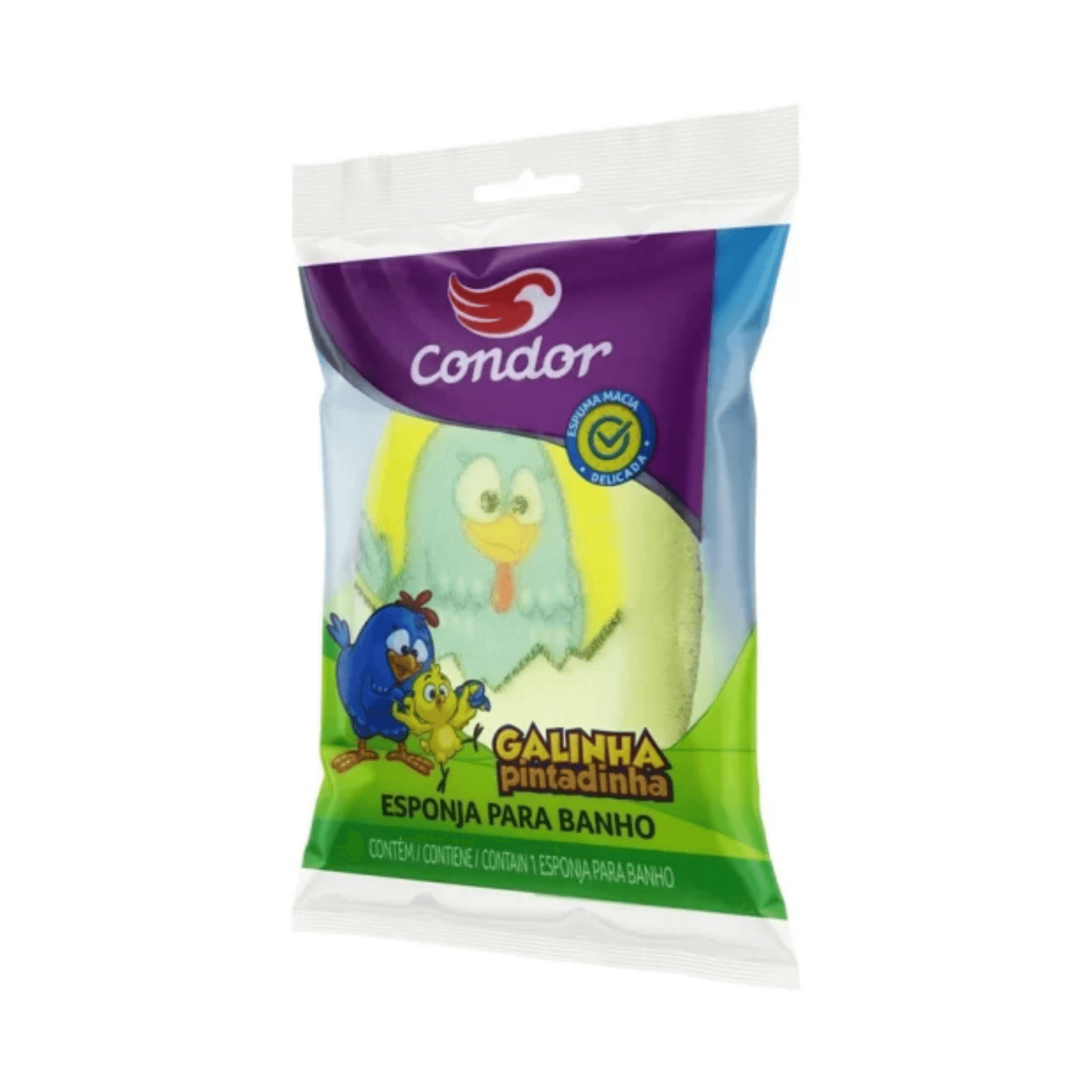 Esponja De banho inf 8516 Galinha Pintadinha