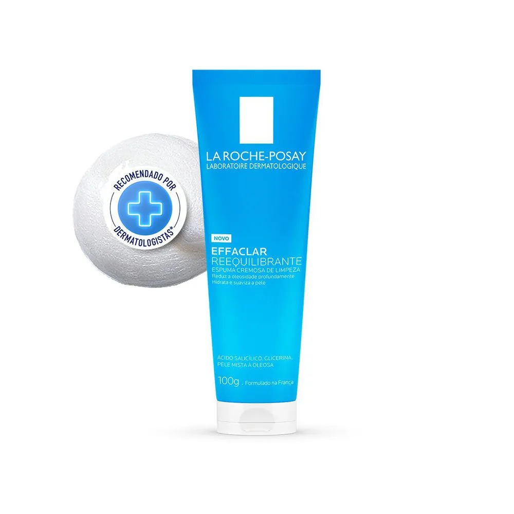 Espuma de Limpeza Facial La Roche-Posay Effaclar Reequilibrante 100g — foto 2