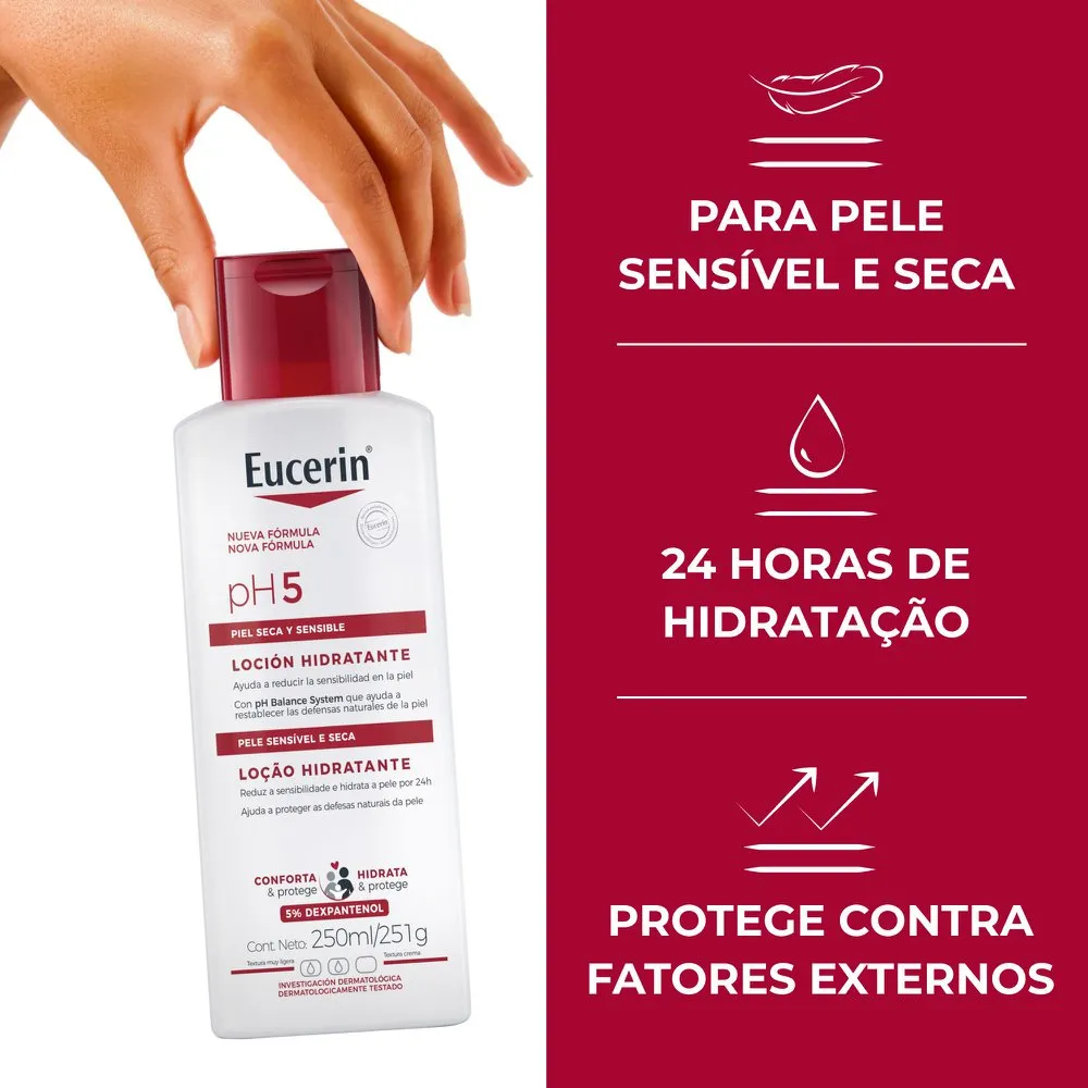 Eucerin PH5 Loção Hidratante Corporal 250ml — foto 4