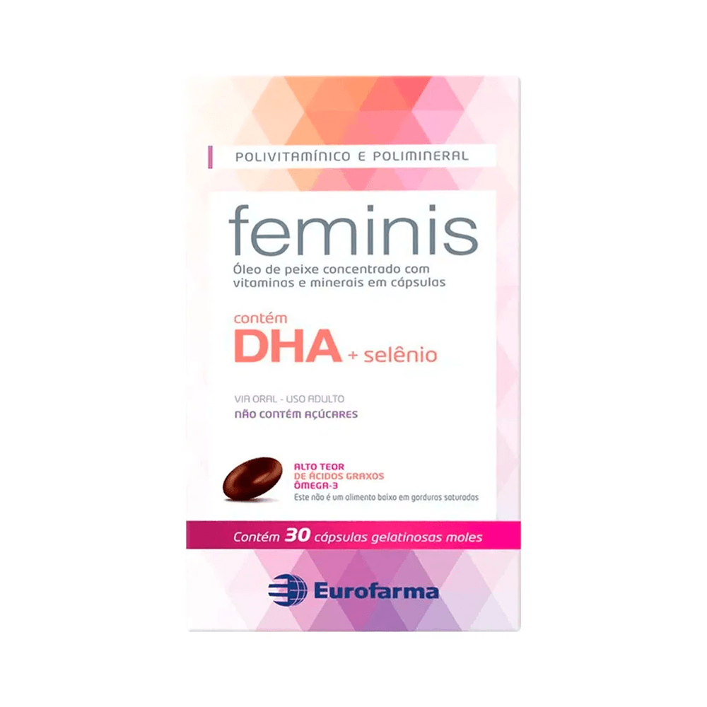 Feminis Suplemento Alimentar para Gestantes e Lactantes 30 Cápsulas — foto 2