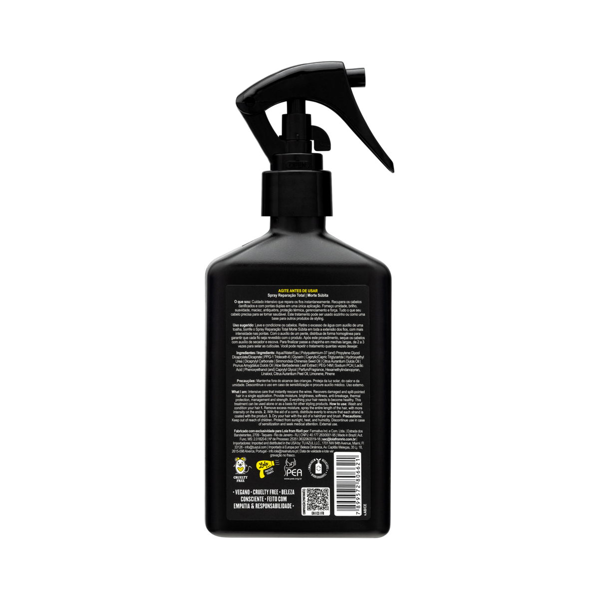 Finalizador Capilar Lola Morte Súbita Proteção Térmica Spray 250ml — foto 4