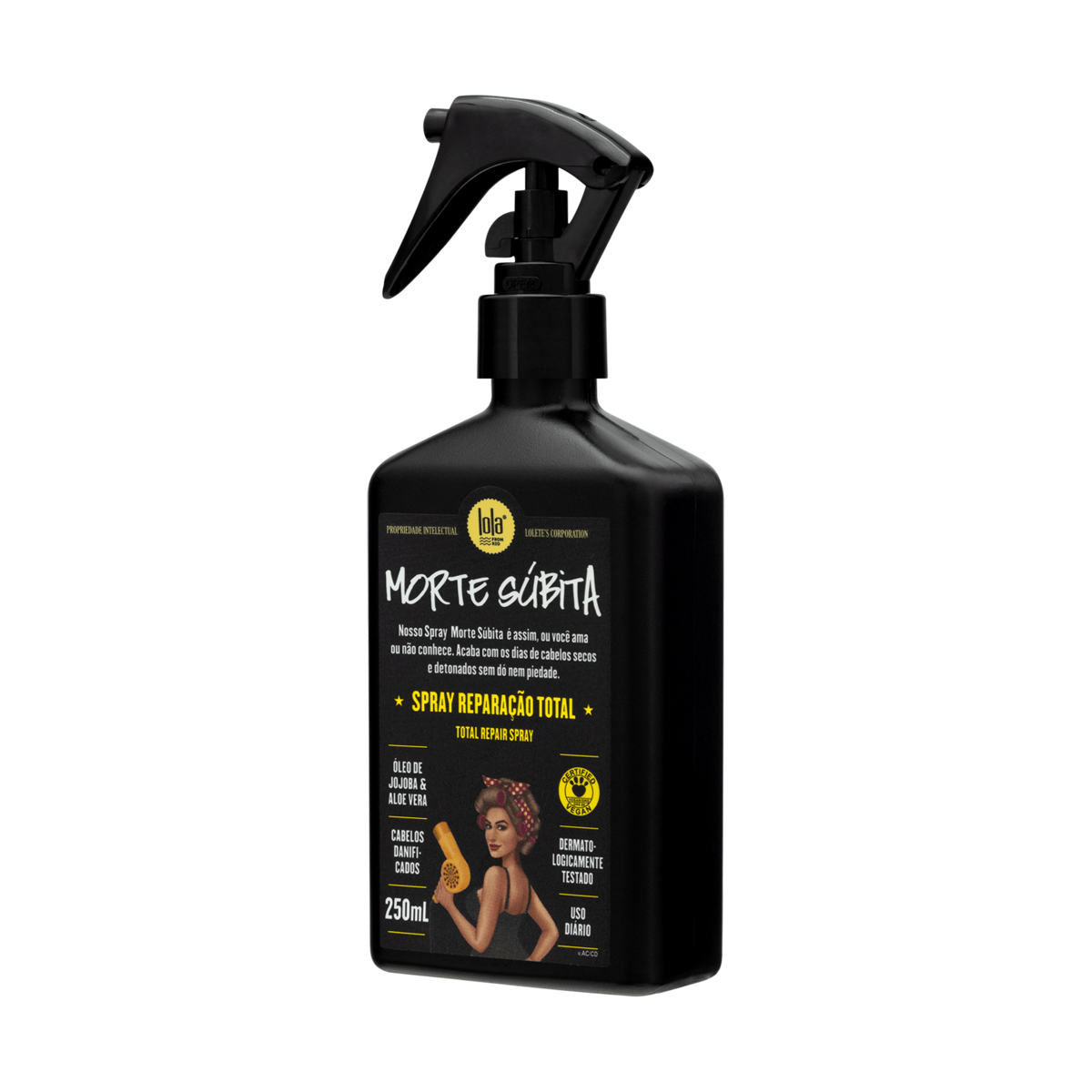 Finalizador Capilar Lola Morte Súbita Proteção Térmica Spray 250ml — foto 3