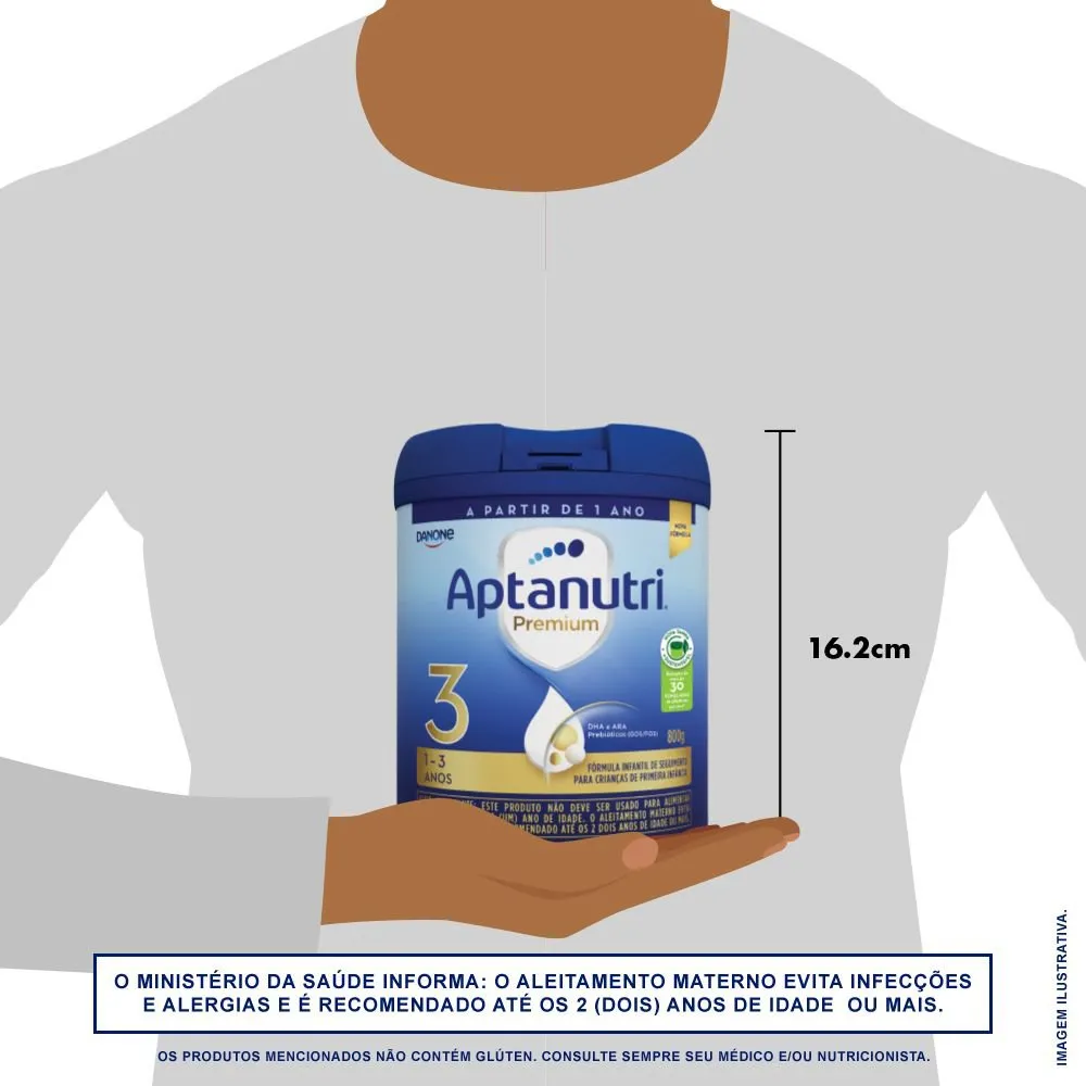 Fórmula Infantil Aptanutri Premium 3 800g — foto 3