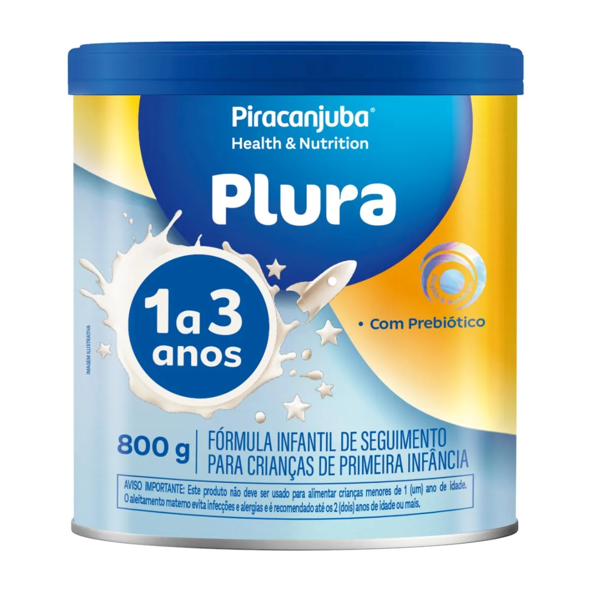 Formula Infantil Plura De 1 A 3 Anos 800g