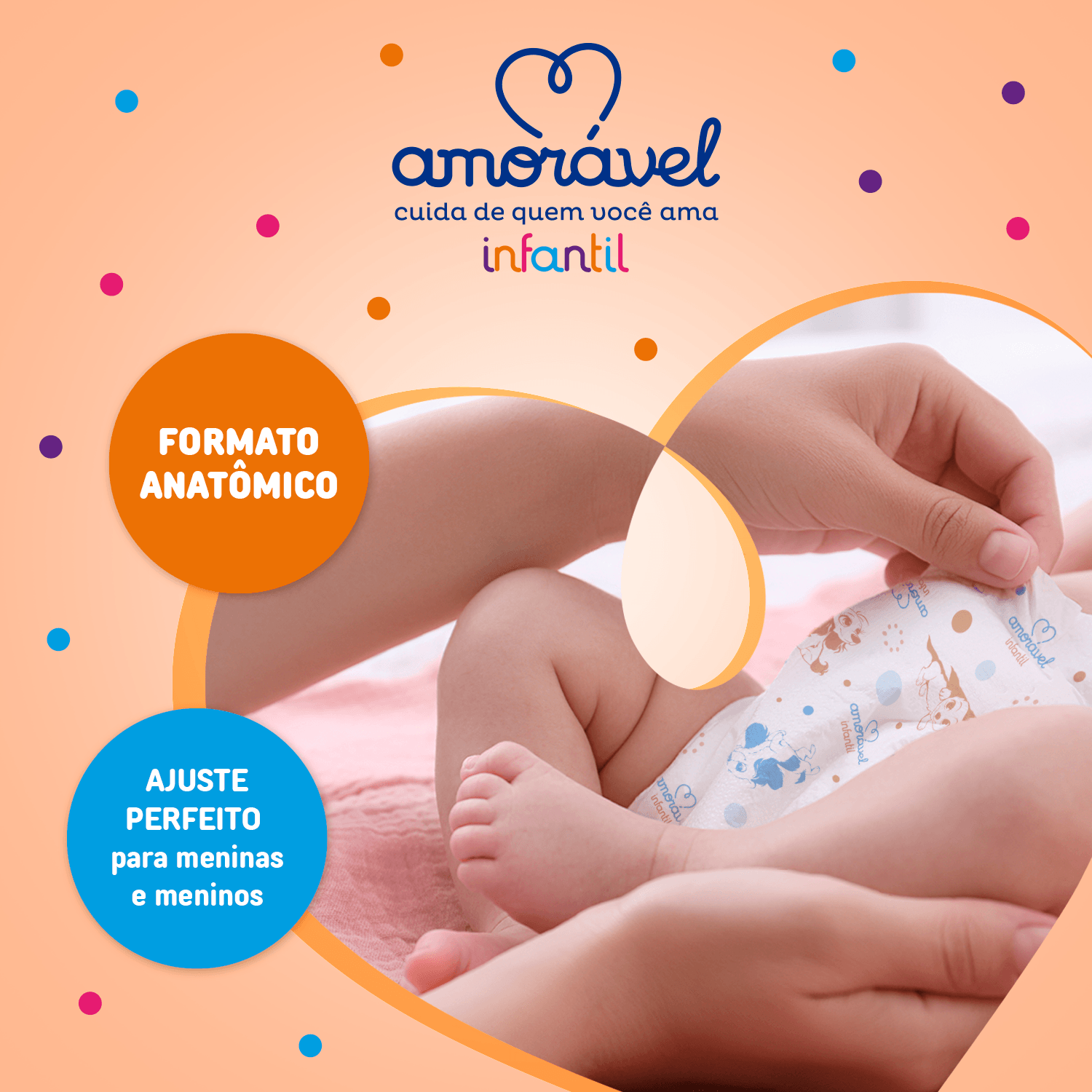 Fralda Amoravel Basic Jumbinho P 24 Unidades — foto 4