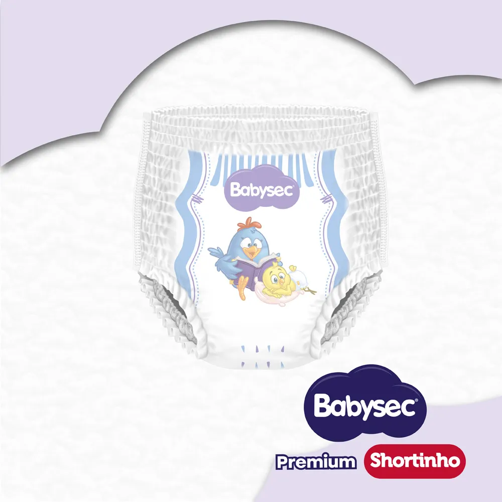 Fralda Babysec Premium Shortinho Galinha Pintadinha G 48 Unidades — foto 6