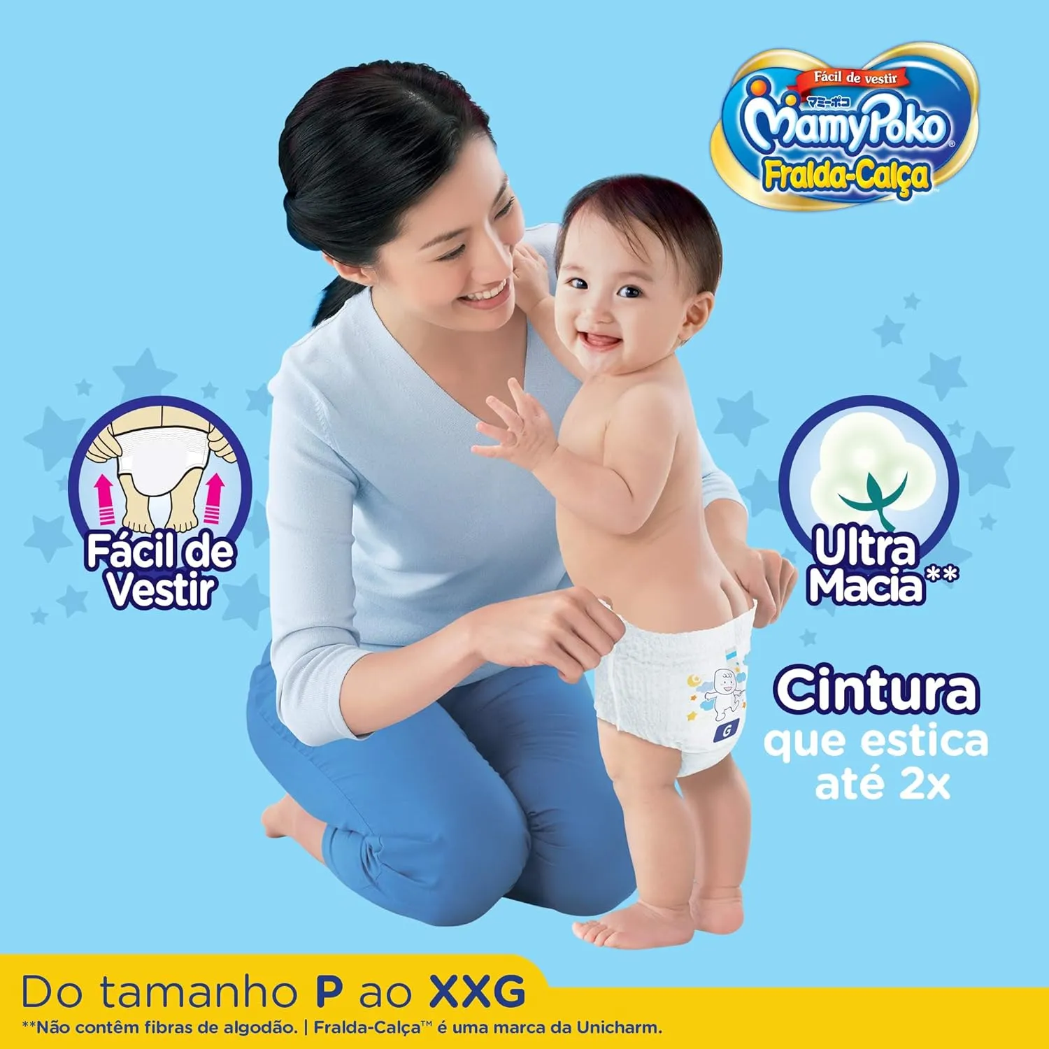 Fralda-Calça MamyPoko Super Seca XXG 24 Unidades — foto 2