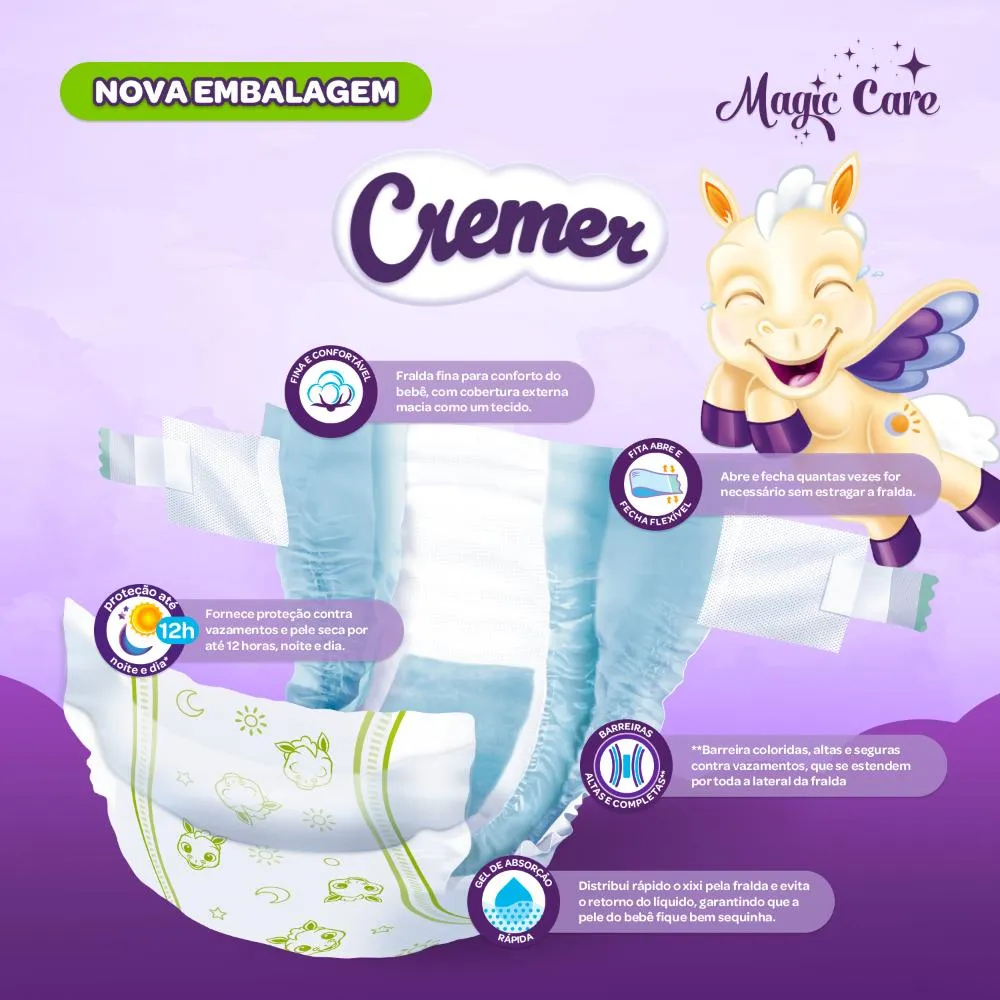 Fralda Cremer Econômica Tamanho XG - 24 Unidades — foto 7