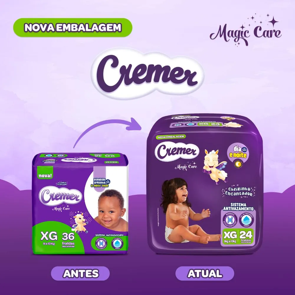 Fralda Cremer Econômica Tamanho XG - 24 Unidades — foto 2