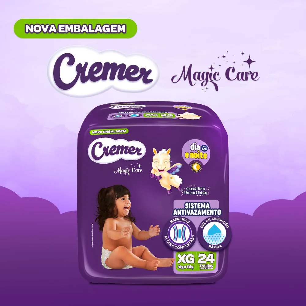 Fralda Cremer Econômica Tamanho XG - 24 Unidades — foto 3