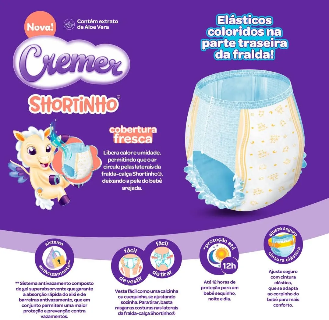 Fralda Cremer Shortinho G 30 Unidades — foto 3