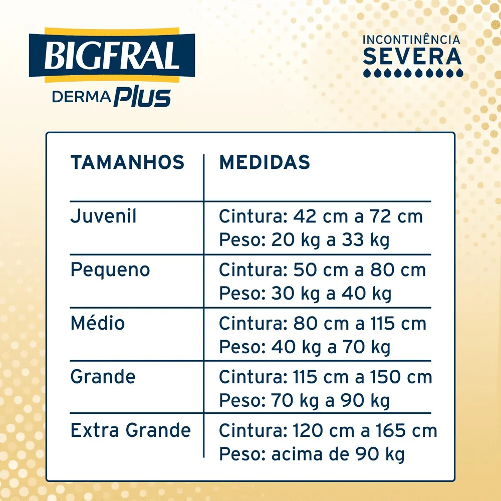 Fralda Descartável Geriatra Bigfral Derma Plus G 32 Unidades — foto 3