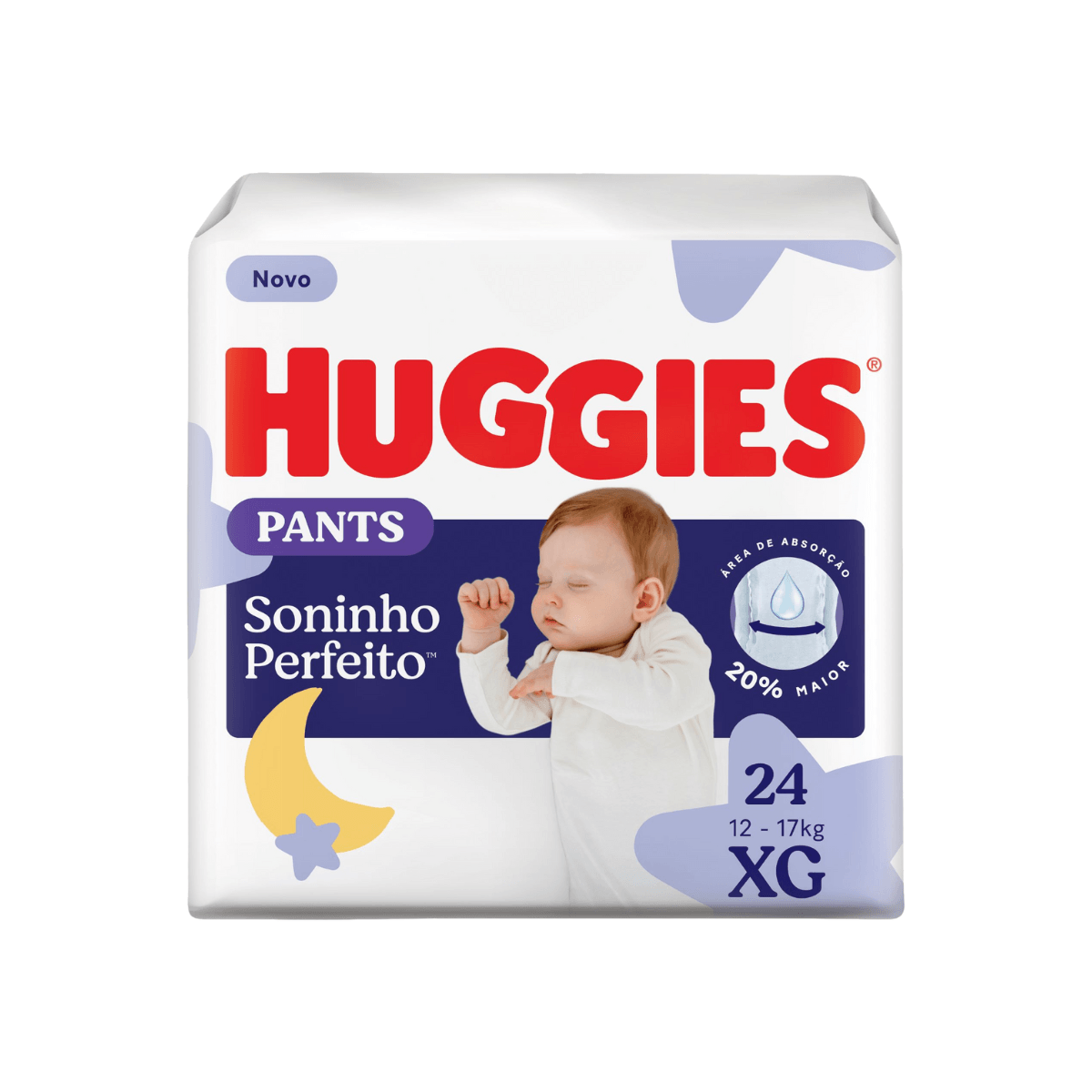 Fralda Descartável Infantil Pants Huggies Soninho Perfeito XG 24 Unidades