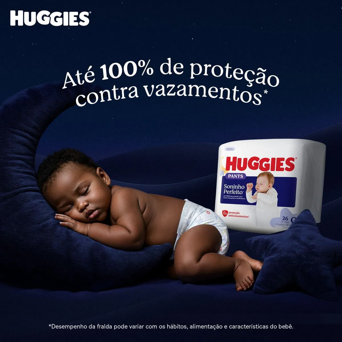 Fralda Descartável Infantil Pants Huggies Soninho Perfeito Xxxg 22 Unidades — foto 2