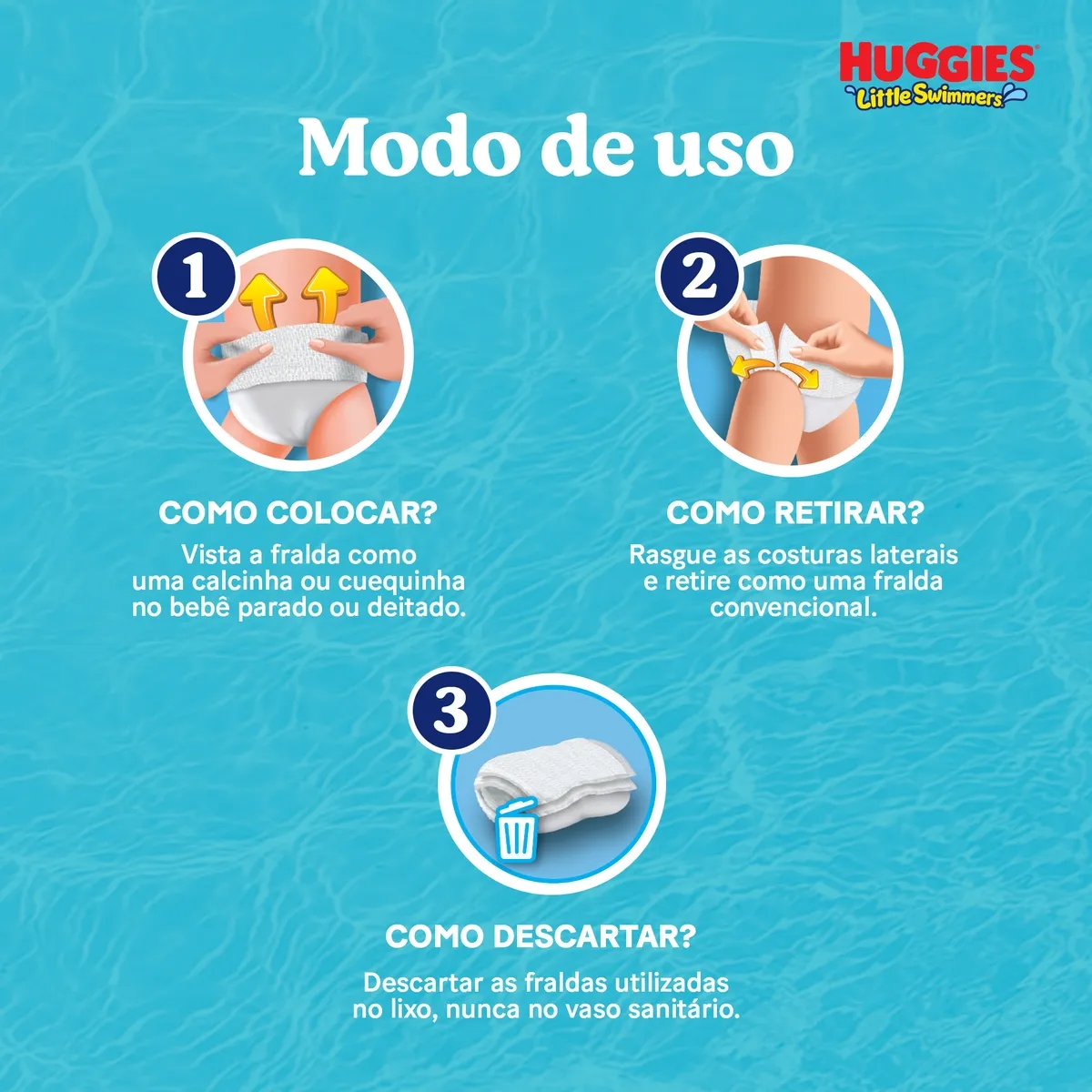 Fralda Huggies Little Swimmers G/XG 10 Unidades — foto 6