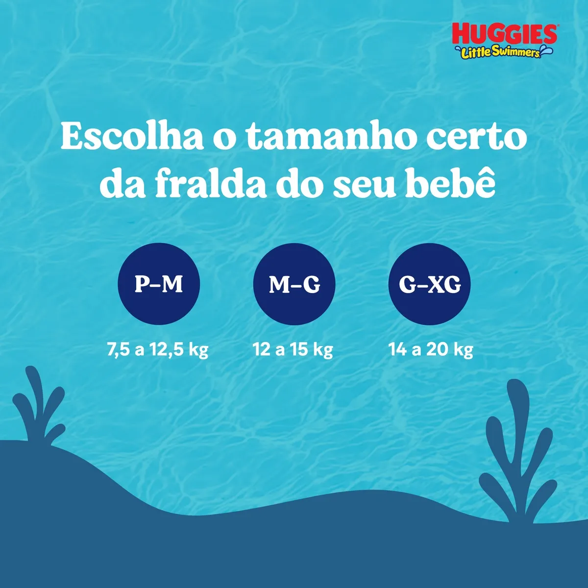 Fralda Huggies Little Swimmers P/M 11 Un — foto 5